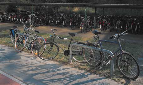 Le nombre des stationnements pour vélos